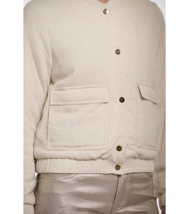 Rino en Pelle Padded short jacket 9030 birch