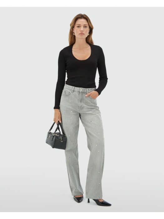 Josh V PHEBE 216 grey denim
