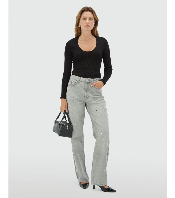 Josh V PHEBE 216 grey denim