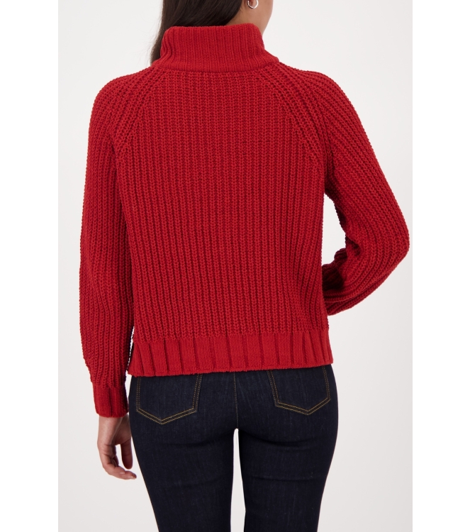 Monari Pullover 310 Chimney red