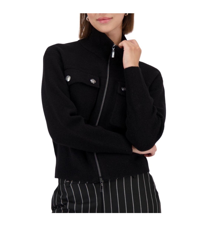 Monari Strickjacke 999 Schwarz