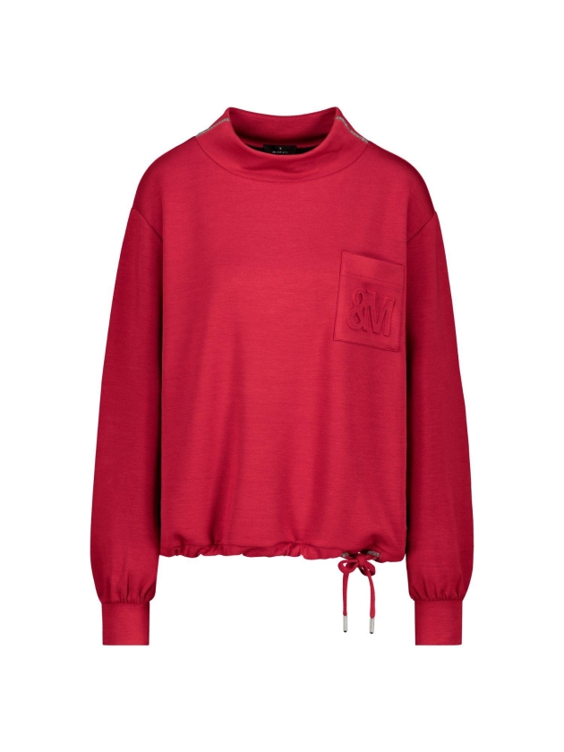 Monari Sweatshirt 310 Chimney red