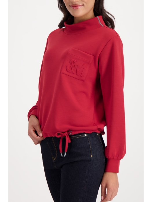 Monari Sweatshirt 310 Chimney red