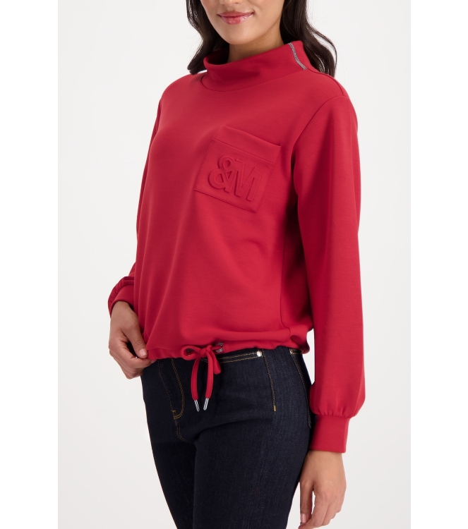 Monari Sweatshirt 310 Chimney red