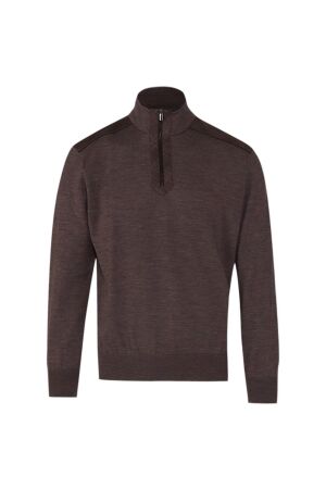 Paul and Shark Shark tag merino extrafine half zip 365
