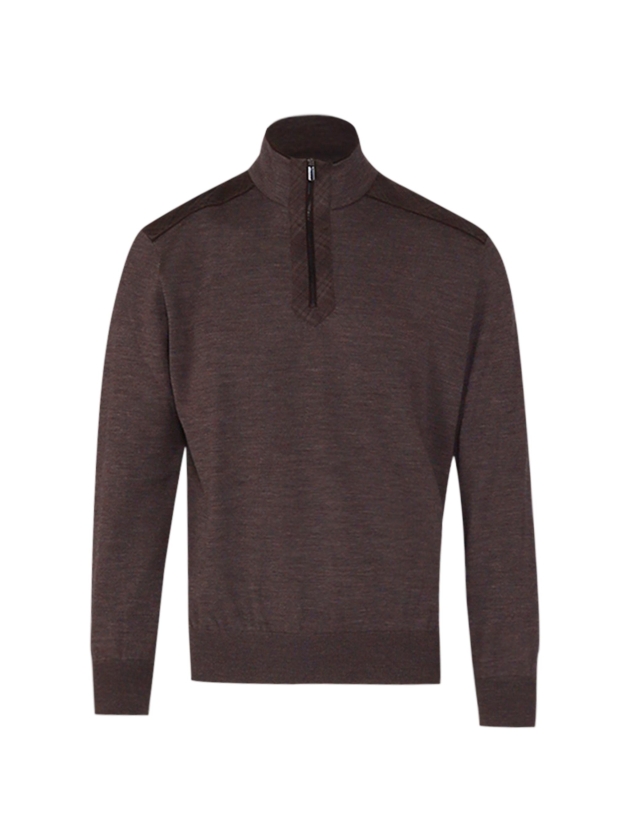 Paul and Shark Shark tag merino extrafine half zip 365