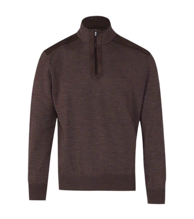 Paul and Shark Shark tag merino extrafine half zip 365