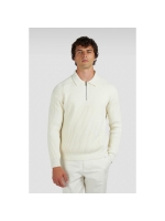 Paul and Shark Shark tag re-wool polo 010 Off white