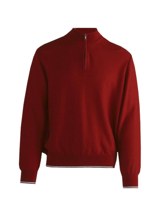 Paul and Shark Shark tag extra soft wool half zip 636