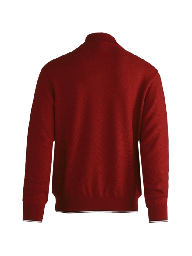 Paul and Shark Shark tag extra soft wool half zip 636
