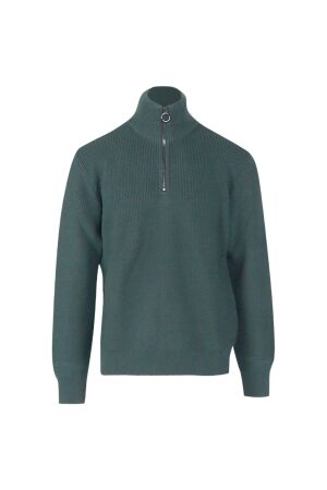 Paul and Shark Shark tag tech wool half zip sweater 51D
