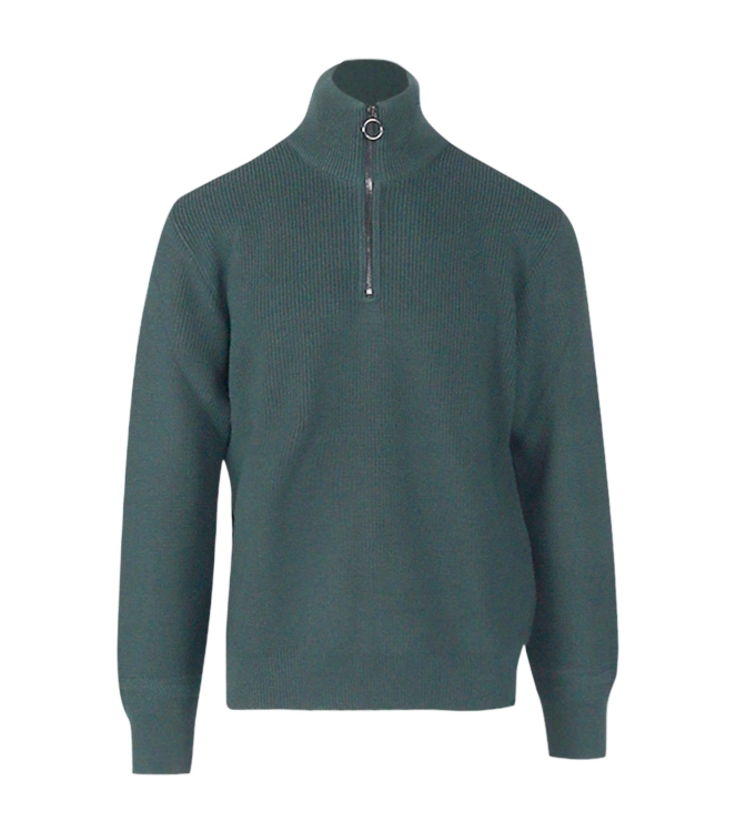 Paul and Shark Shark tag tech wool half zip sweater 51D