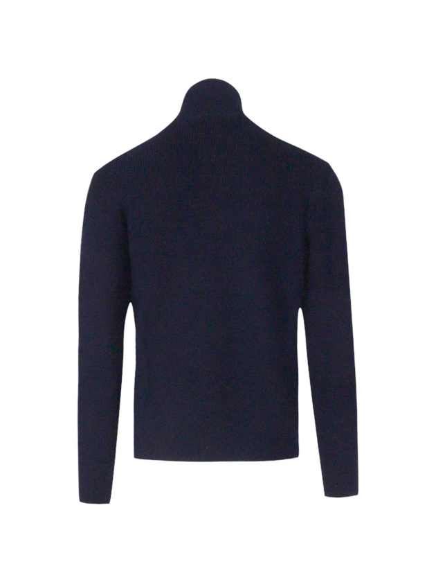 Paul and Shark Shark tag tech wool half zip sweater 50E