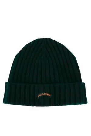 Paul and Shark Moon badge soft cool touch wool beanie 013 Dark blue