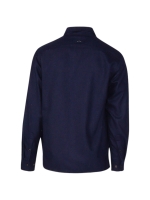 Paul and Shark Overshirt blended wool shirt w. shark 013 Dark blue