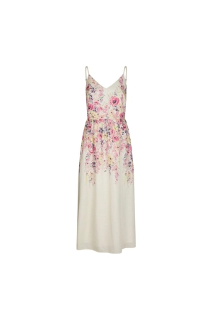 Neo Noir Sanni Flower print dress 124 Ivory