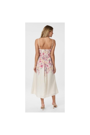 Neo Noir Sanni Flower print dress 124 Ivory