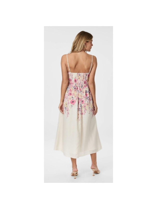 Neo Noir Sanni Flower print dress 124 Ivory