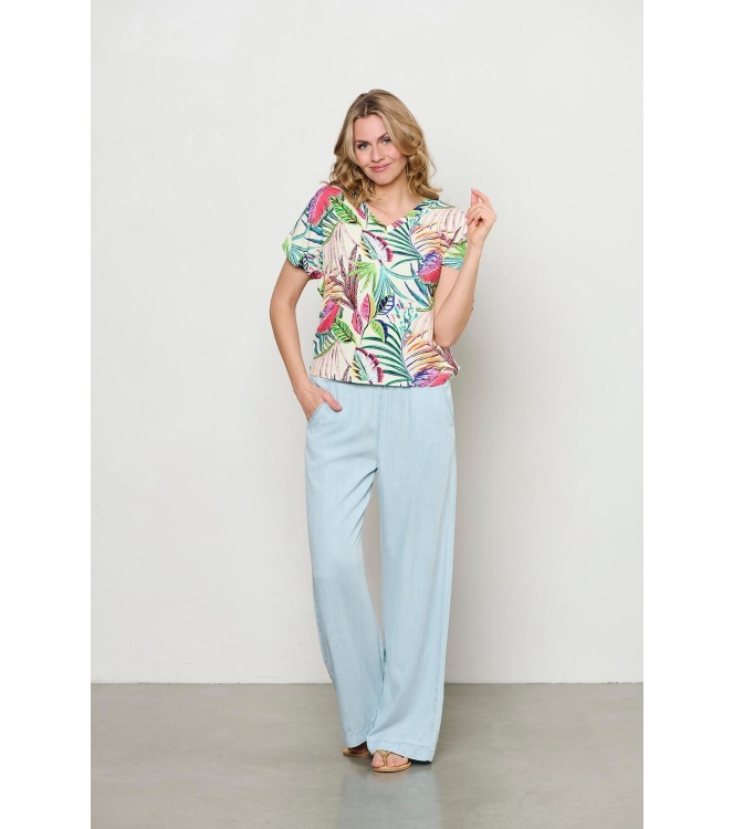 Co Woman VIANA MULTI LEAF 54026 m-ecru multi