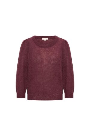 Expresso Pullover lightweight alpaca EX400 Sangria