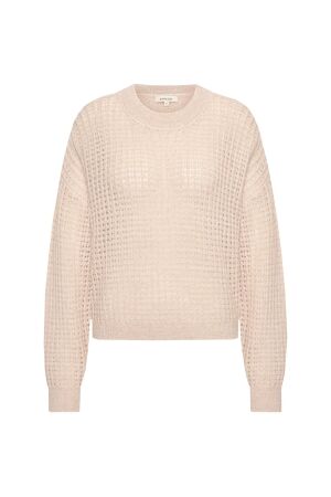 Expresso Pullover open stitch metallic EX701 Vintage pink