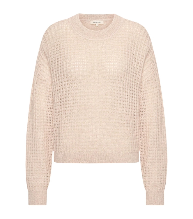 Expresso Pullover open stitch metallic EX701 Vintage pink