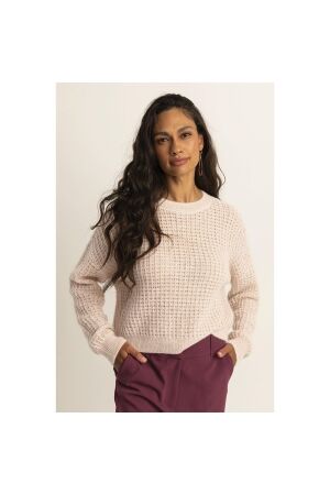 Expresso Pullover open stitch metallic EX701 Vintage pink