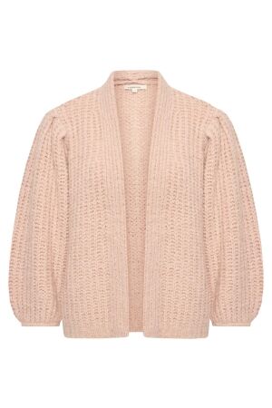 Expresso Cardigan chunky balloon sleeves EX701 Vintage pink