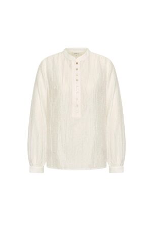 Expresso Blouse woven puff sleeves EX200 Off white