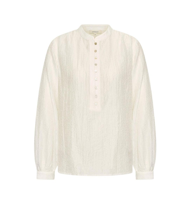Expresso Blouse woven puff sleeves EX200 Off white