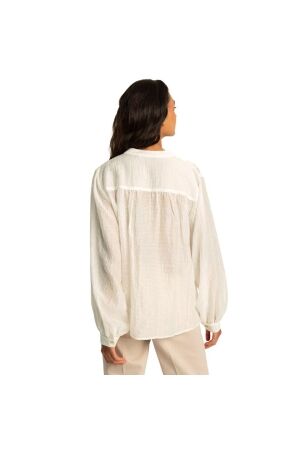 Expresso Blouse woven puff sleeves EX200 Off white