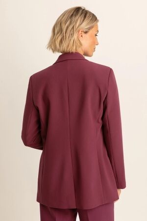 Expresso Blazer woven loose fit EX400 Sangria