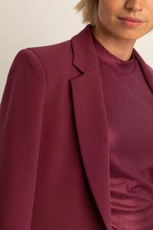 Expresso Blazer woven loose fit EX400 Sangria