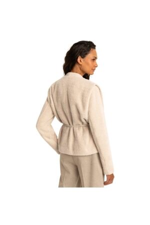 Expresso Cardigan jersey with cord EX204 Dove grey