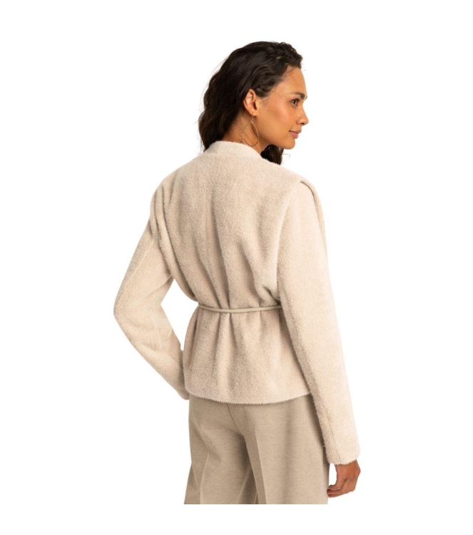Expresso Cardigan jersey with cord EX204 Dove grey