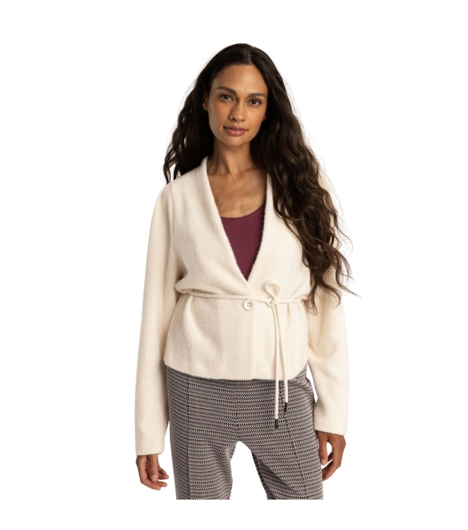Expresso Jacket jersey pleats EX200 Off white