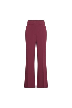 Expresso Pants woven wide leg EX400 Sangria
