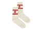 By-Bar Amsterdam Logo sparkle grey socks 332 Lipstick
