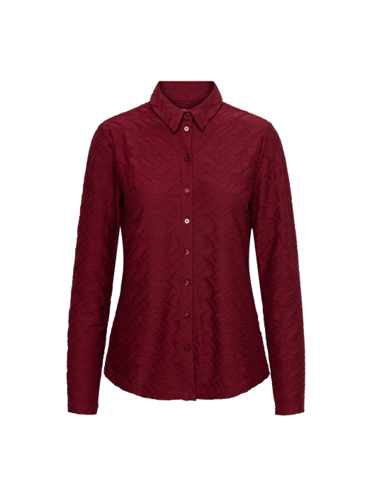 Co Woman LOTTE JACQUARD 56080 lw-wine red