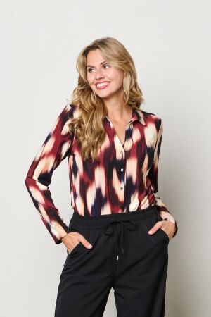 Co Woman VAYEN FADED BIG 56085 lw-wine red multi