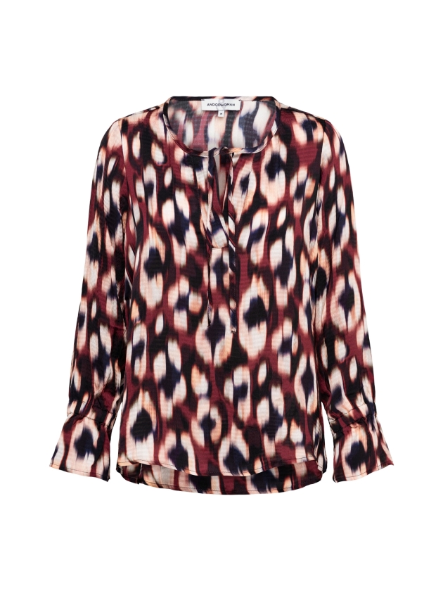 Co Woman MELINA FADED SMALL 56085 lw-wine red multi