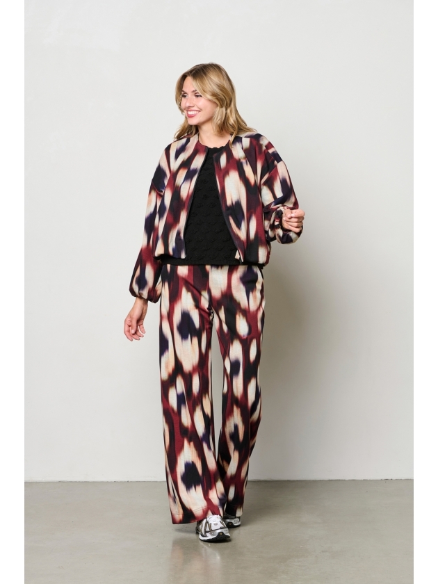 Co Woman DAWN FADED BIG 56085 lw-wine red multi
