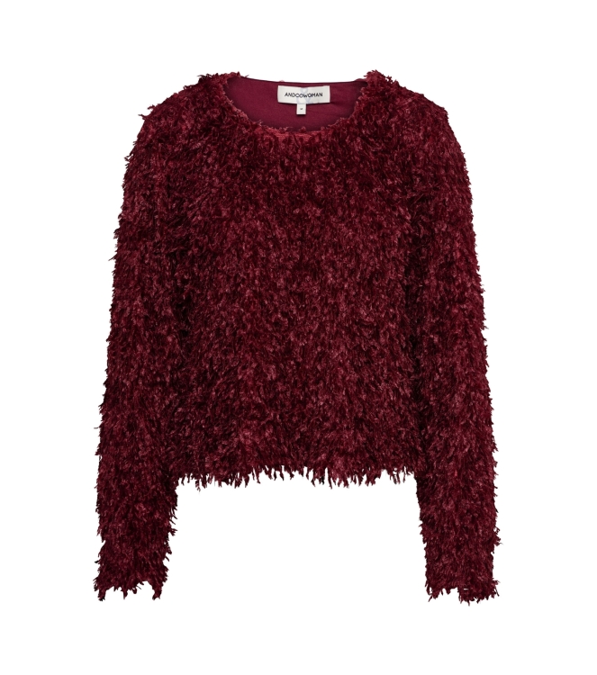 Co Woman HEATHER 56080 lw-wine red