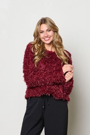 Co Woman HEATHER 56080 lw-wine red