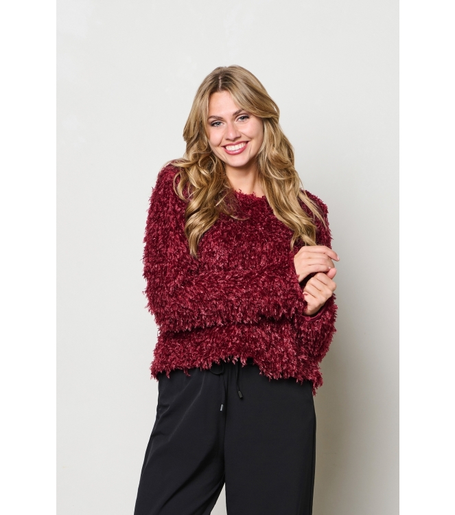 Co Woman HEATHER 56080 lw-wine red
