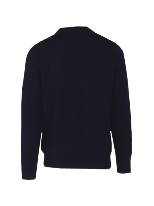 Gant Small Graphic Badge Crew Neck Sweater 433 evening blue