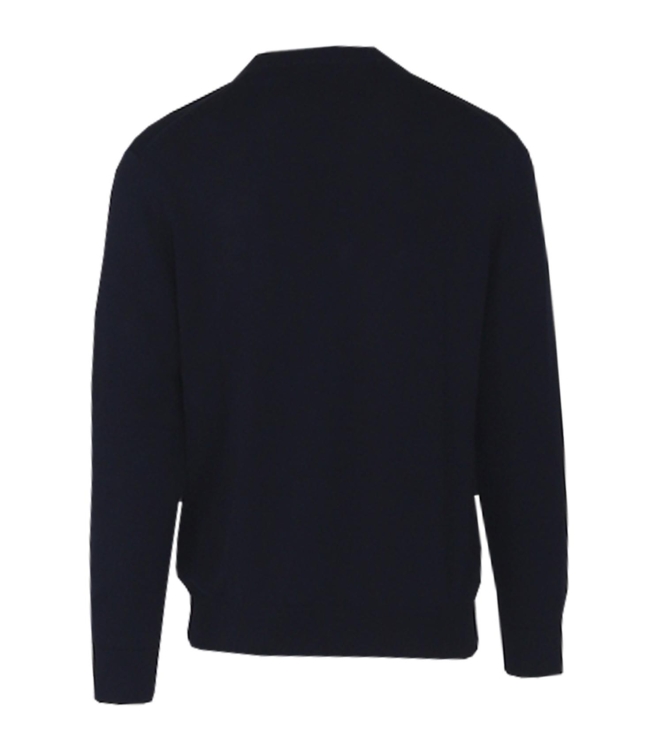 Gant Small Graphic Badge Crew Neck Sweater 433 evening blue