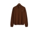 Gant Superfine Lambswool Half-Zip Sweater 229 mahogany brown