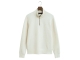 Gant Sacker Rib Half-Zip Sweatshirt 130 cream