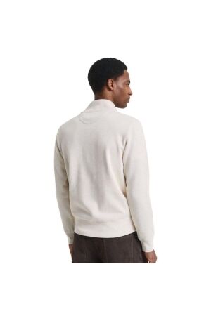 Gant Sacker Rib Half-Zip Sweatshirt 130 cream